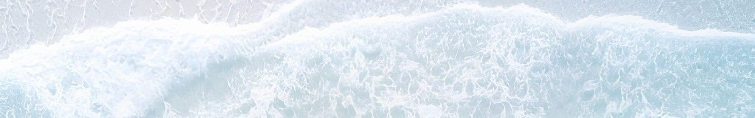 The sea below the villa, seen from above.