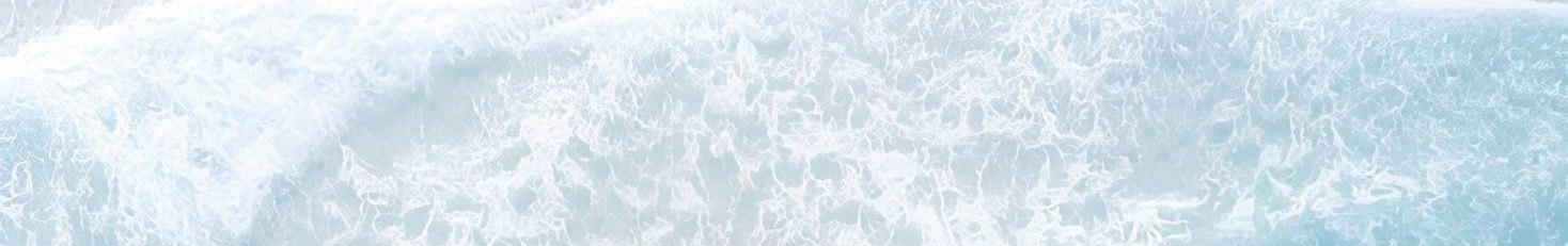 The sea below the villa, seen from above.