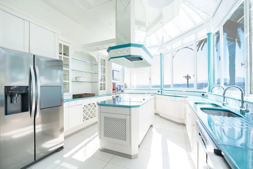 The kitchen where every meal of the retreat is prepared.